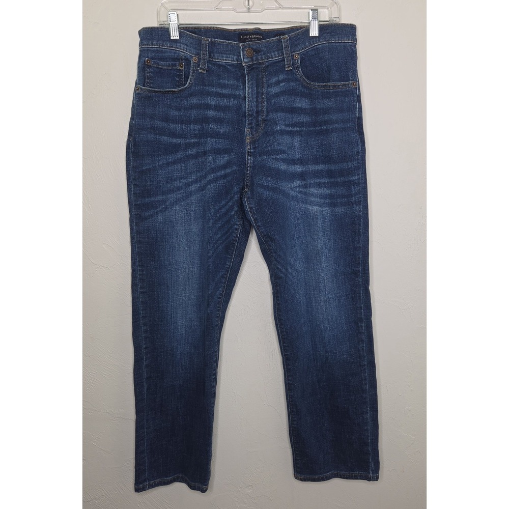 Lucky Brand Mens 221 Straight Fit Jeans in Blue Size 34 X 30